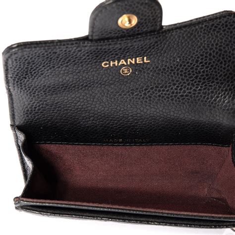 chanel cardholder caviar|Classic card holder .